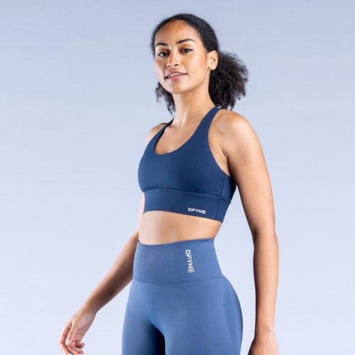 DFYNE Origin Sports Bra Ciemny Granatowe | 5280EHGDU