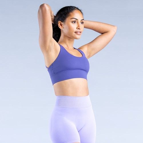 DFYNE Origin Sports Bra Fioletowe | 3412EANDH