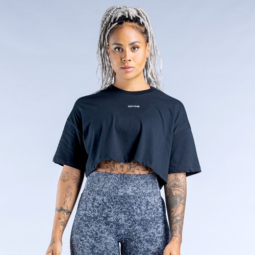 DFYNE Revive Crop Top Czarne | 7185RPGYI