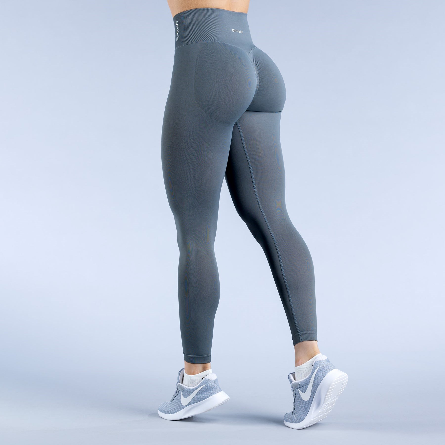 DFYNE Dynamic Leggings Szare | 0875FKCNS