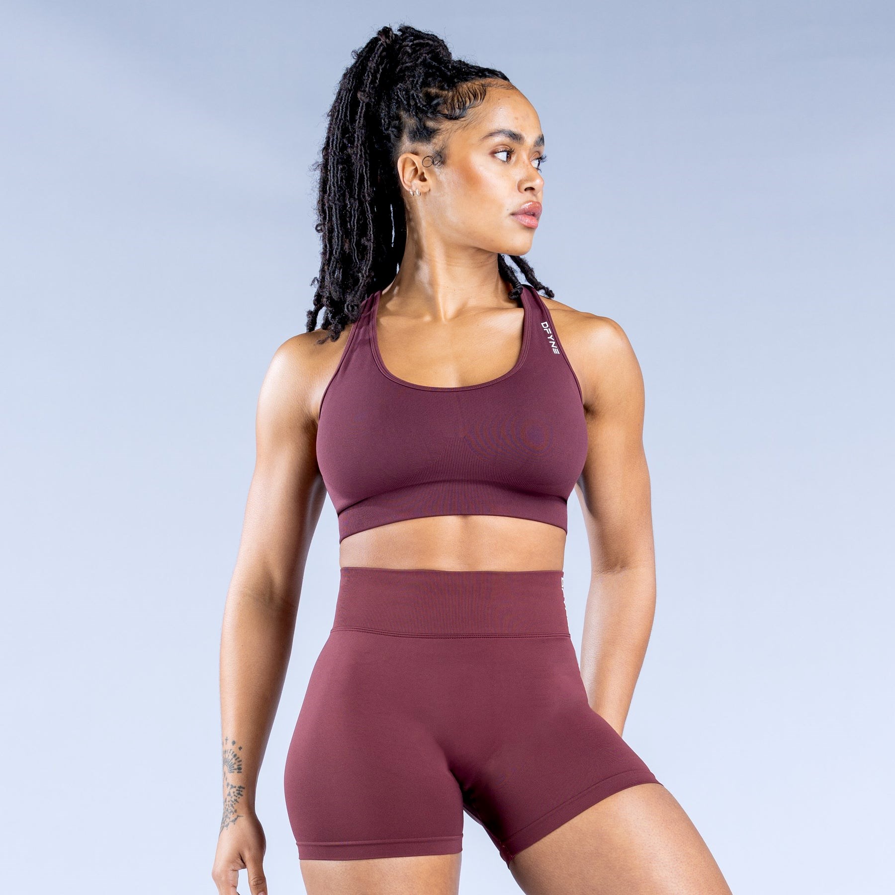 DFYNE Dynamic Sports Bra Bordowe | 6728GQMIN