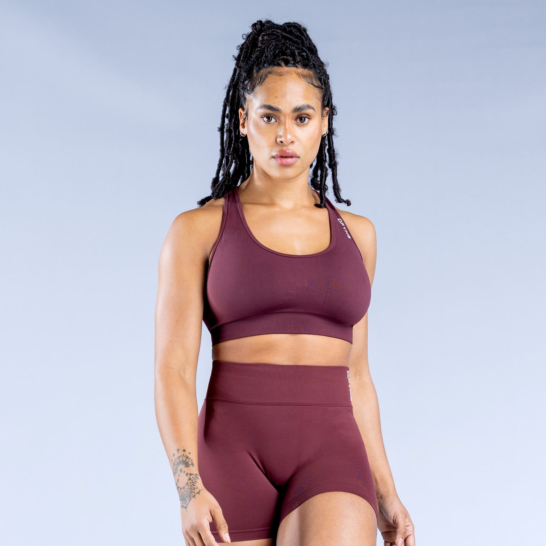 DFYNE Dynamic Sports Bra Bordowe | 6728GQMIN