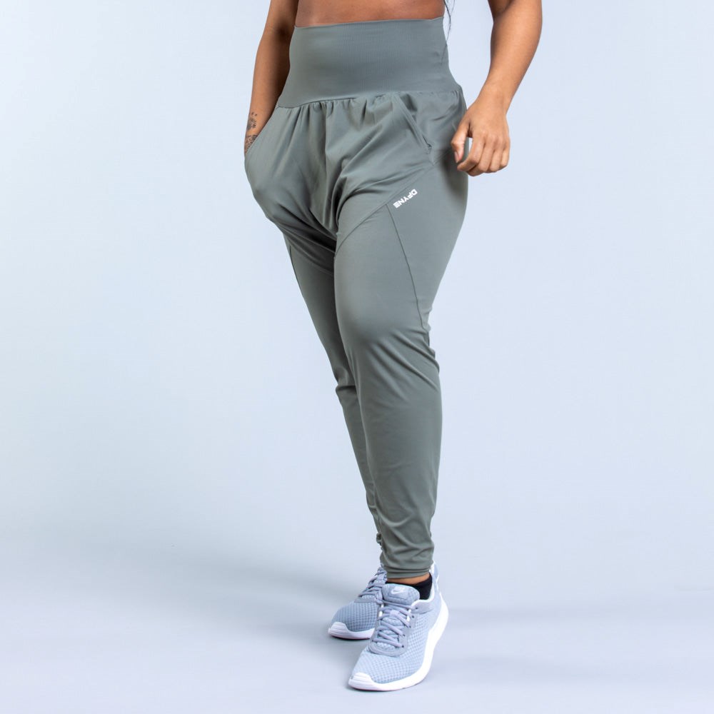 DFYNE Origin Harem Tapered Fit Joggers Zielone | 4920IORTS