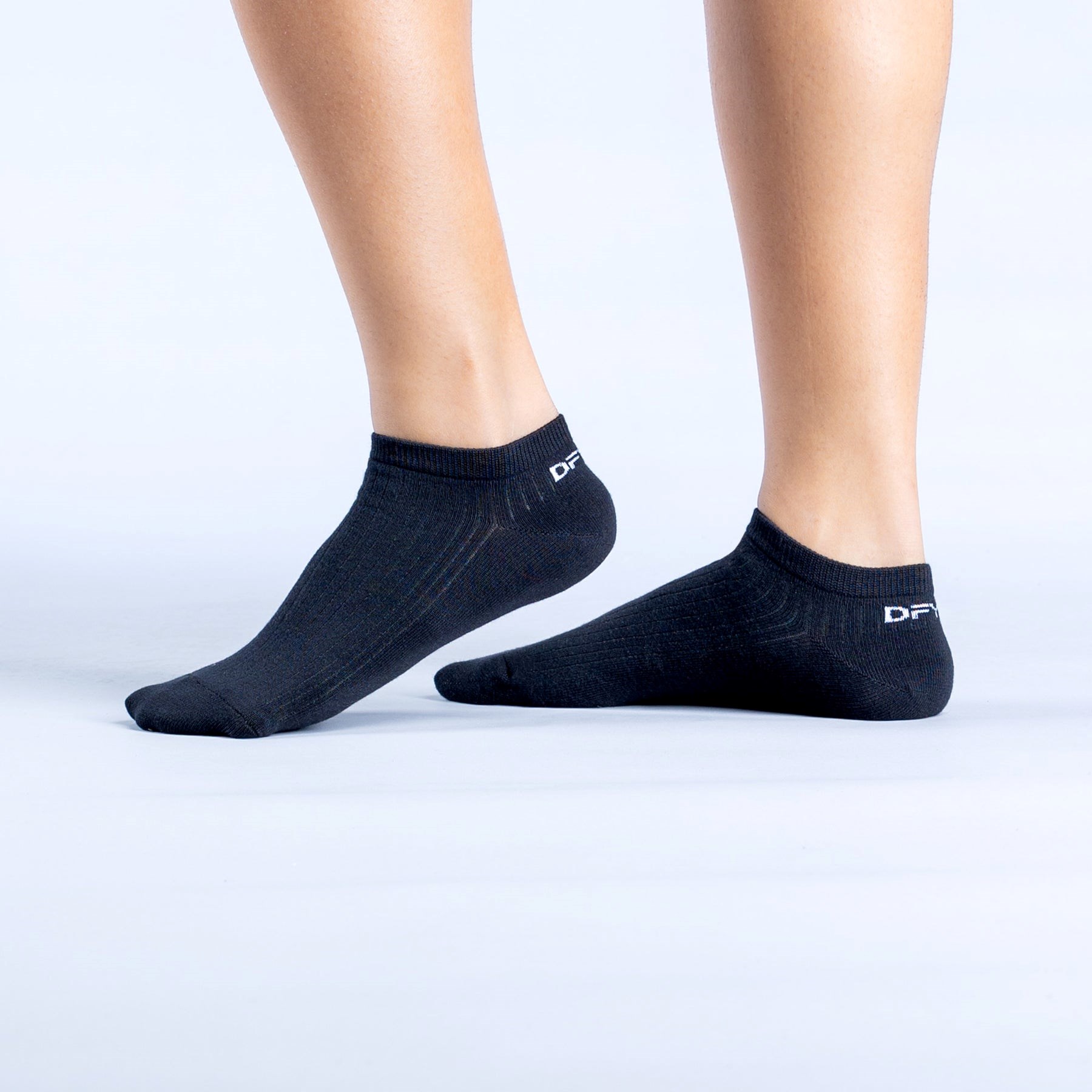 DFYNE Revive Ankle Socks 3pk Czarne | 7496MWVJU