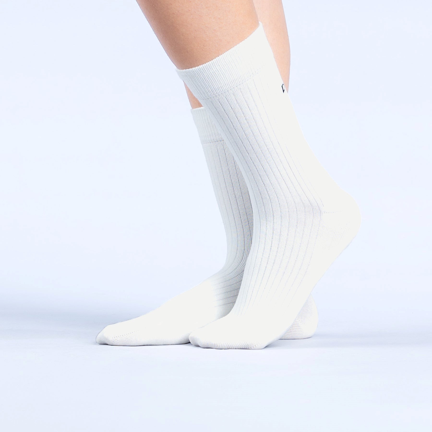 DFYNE Revive Crew Socks 3pk Białe | 9316OMCAK